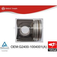 Piston G2400-1004001 (A) d&#39;origine du moteur YC4G de yuchai